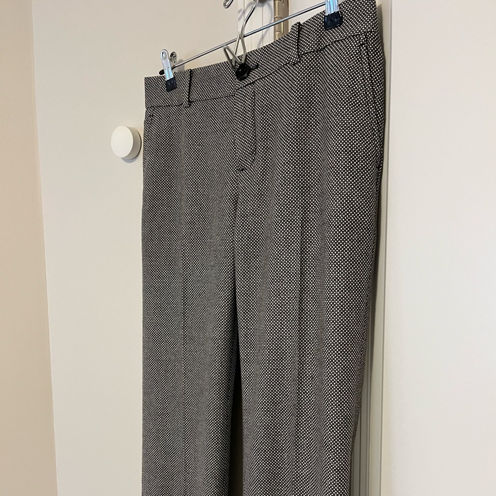 Banana Republic, Martin Fit Wool Blend Trouser, Patterned, Size 2